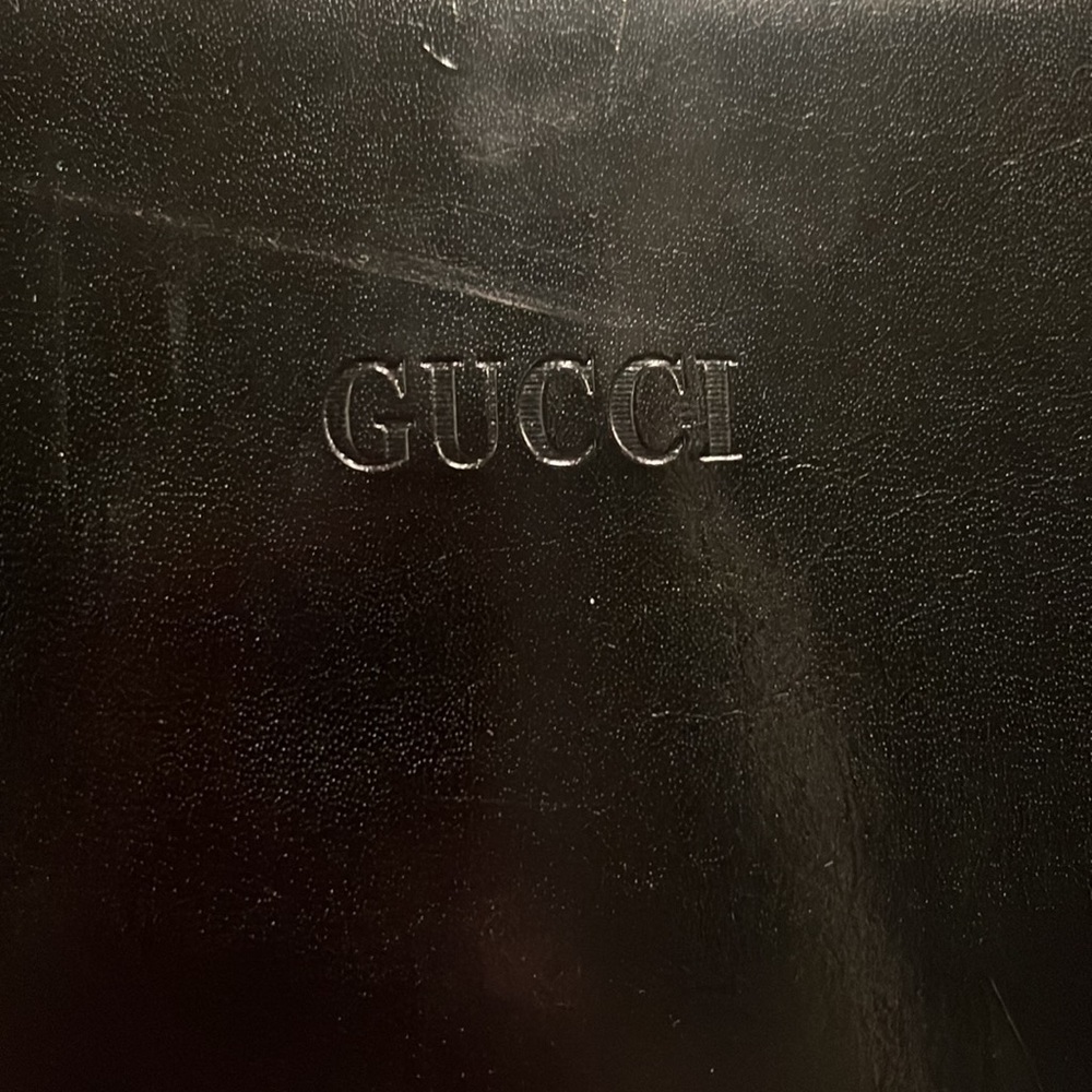 VINTAGE 1960’s Gucci black and brown leather shoulder bag - Picture 2 of 6